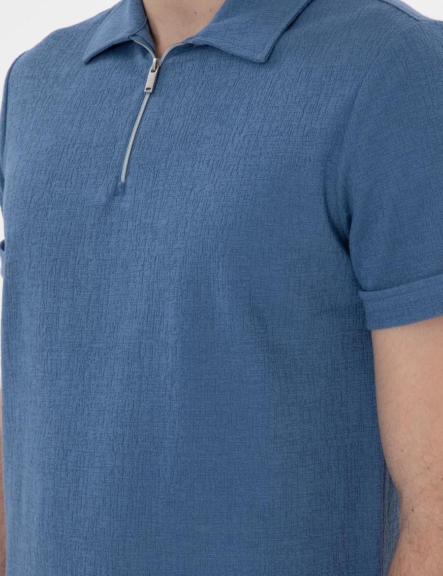 Mavi Slim Fit Tişört