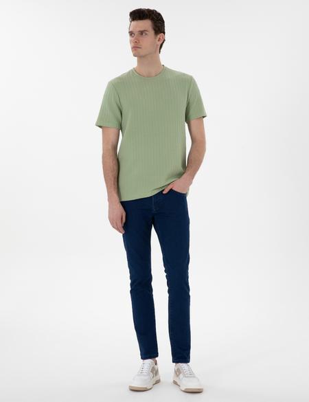 Açık Haki Regular Fit Tişört - 50302581224