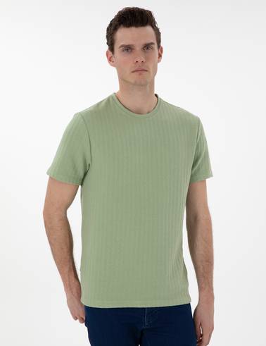 Açık Haki Regular Fit Tişört