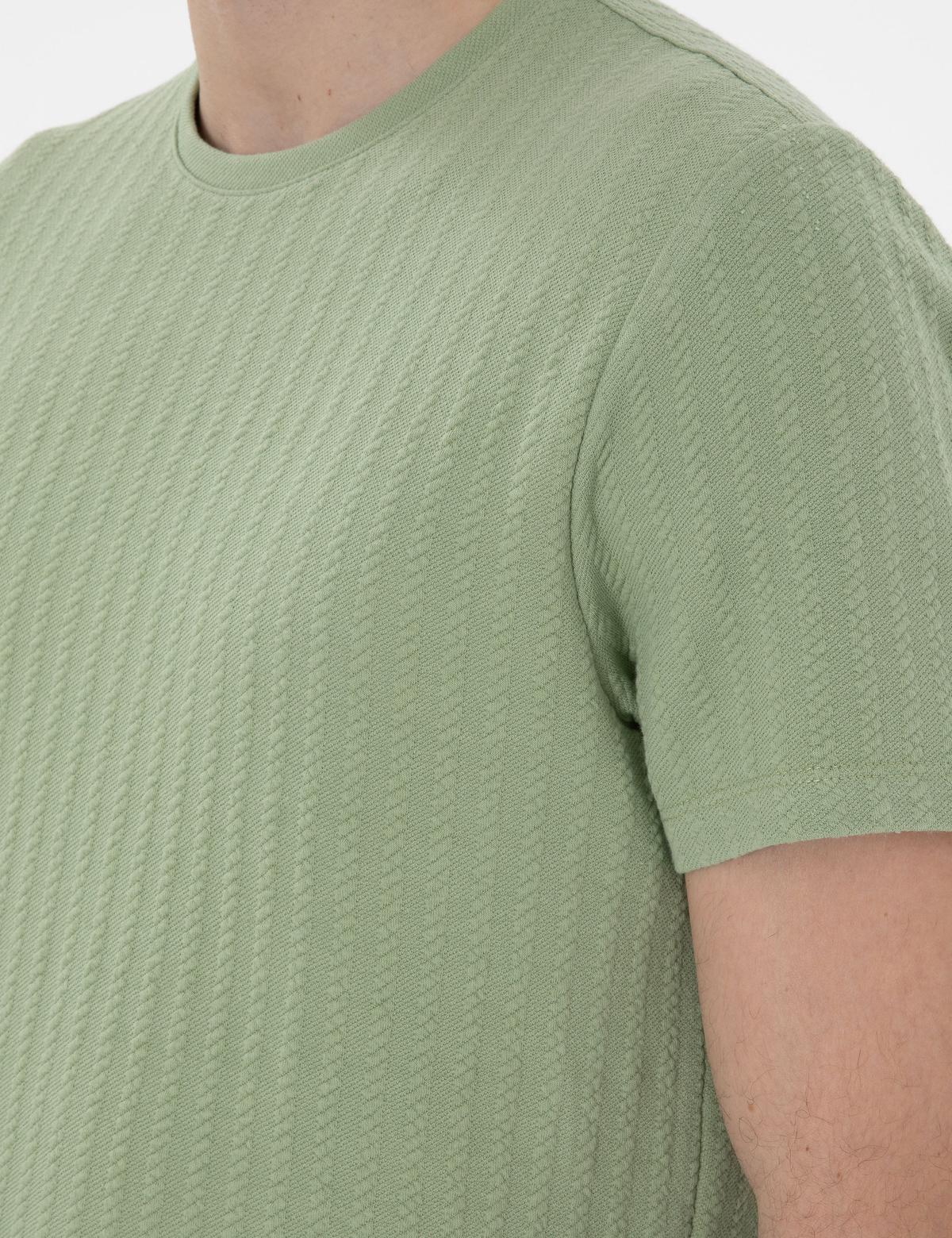 Açık Haki Regular Fit Tişört - 50302581224