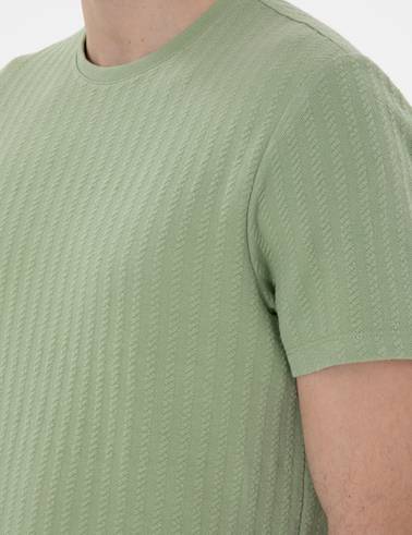 Açık Haki Regular Fit Tişört