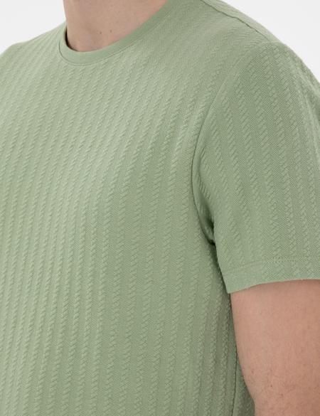 Açık Haki Regular Fit Tişört - 50302581224