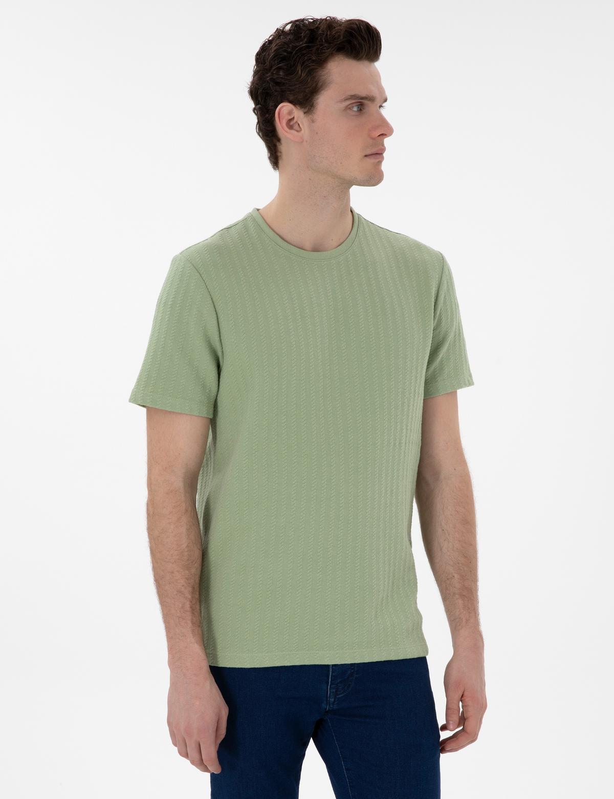 Açık Haki Regular Fit Tişört