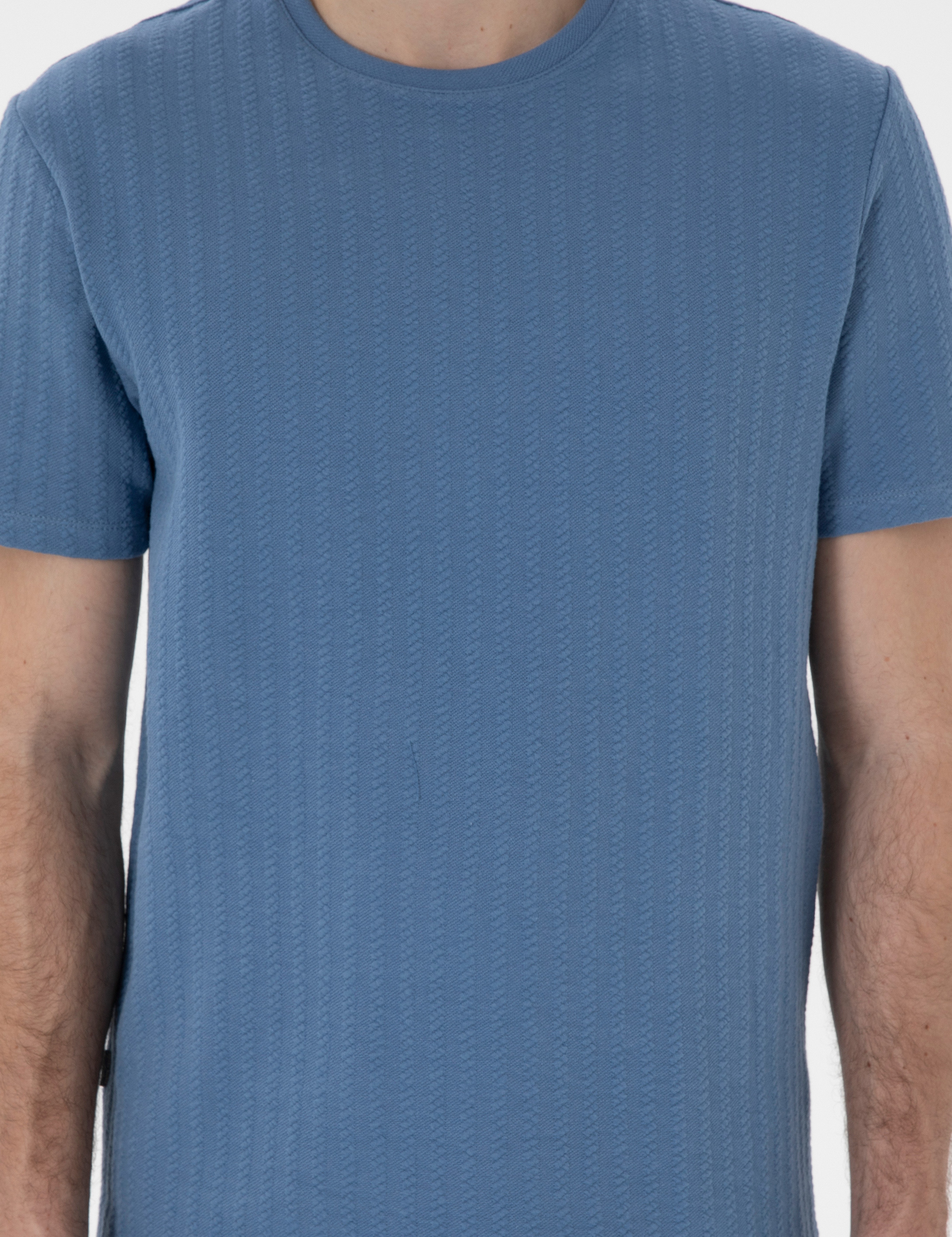 Mavi Regular Fit Tişört - Image 6