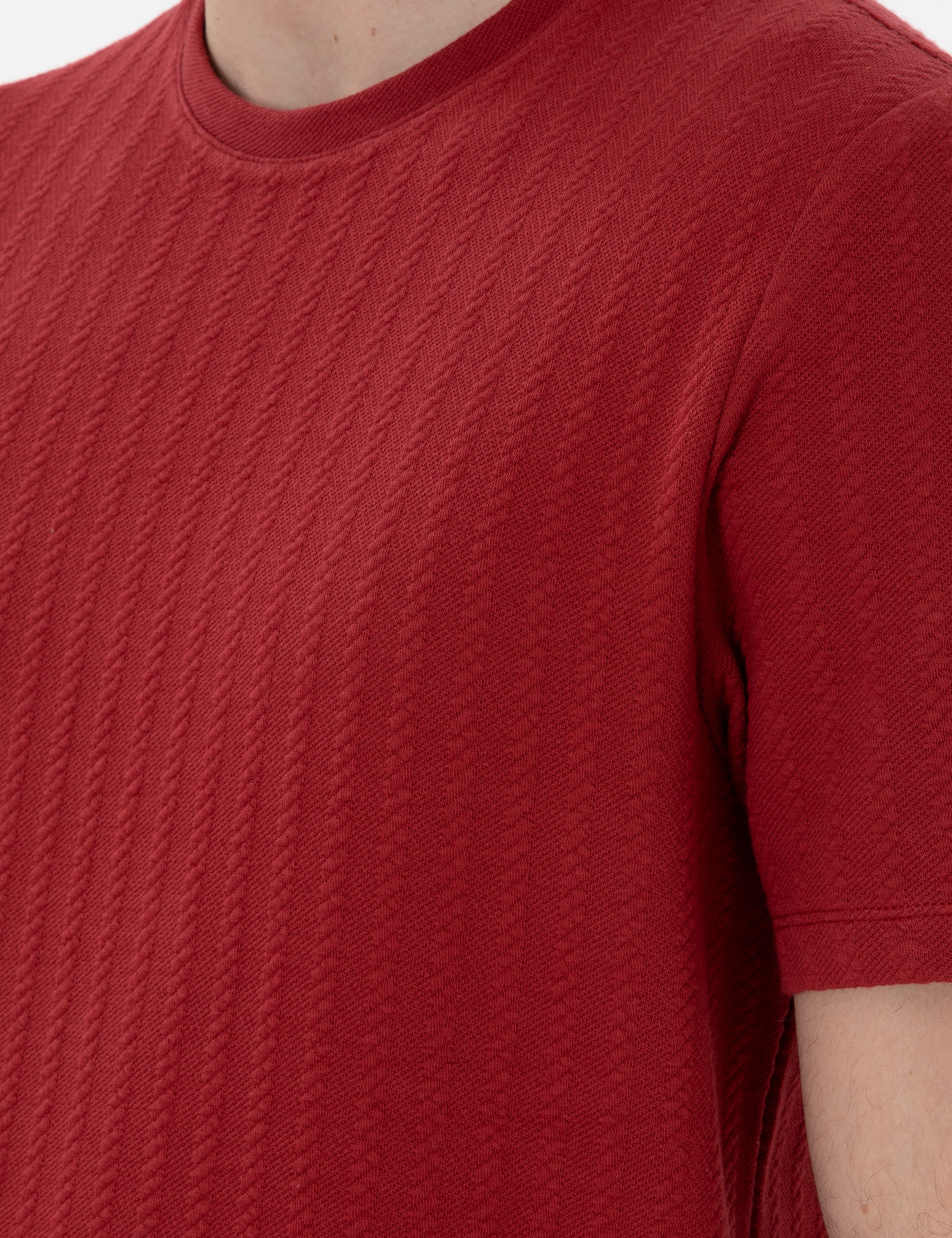 Nar Çiçeği Regular Fit Tişört - Image 7