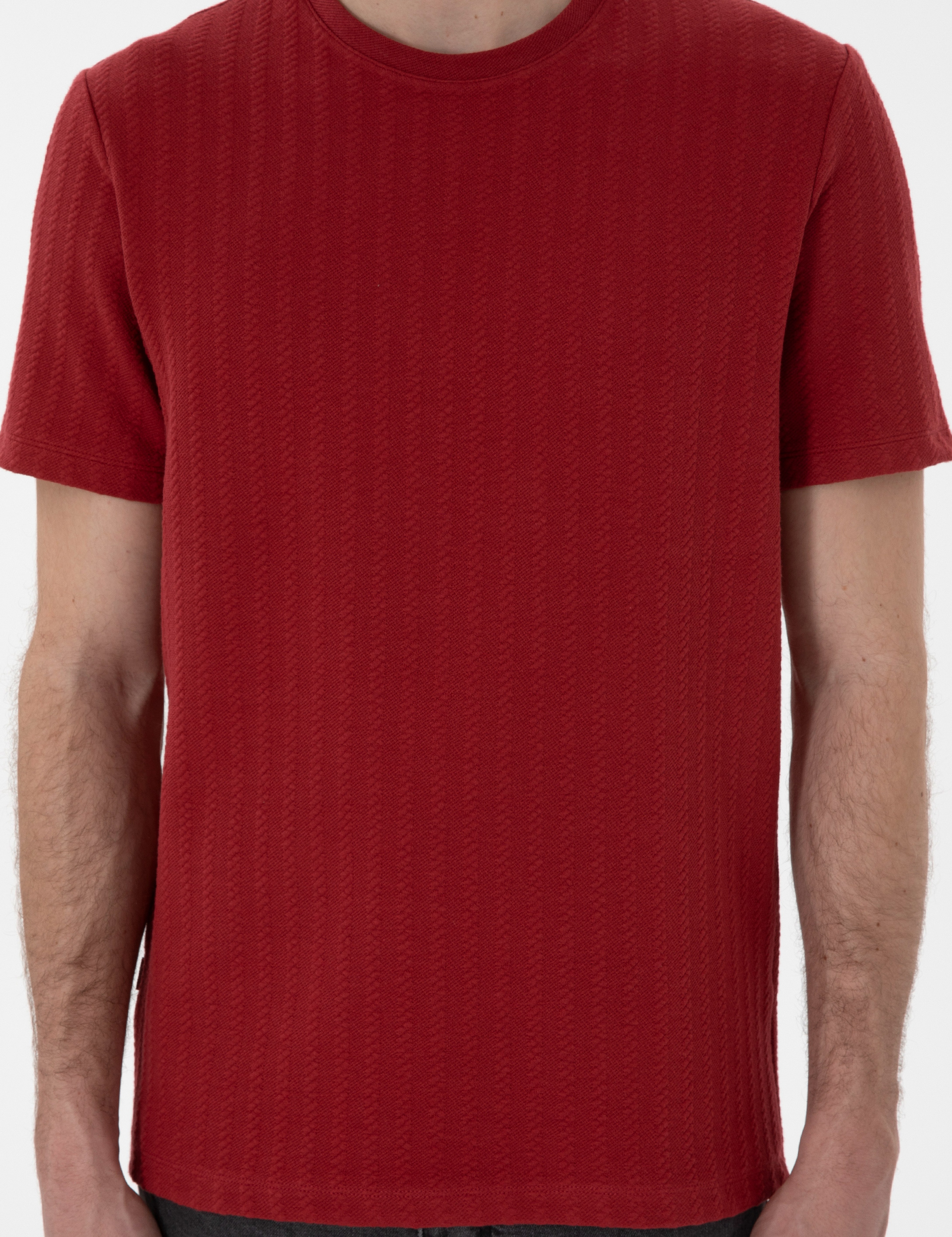Nar Çiçeği Regular Fit Tişört - Image 6