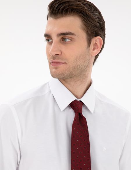 Beyaz Regular Fit Uzun Kollu Basic Gömlek - 50307198034