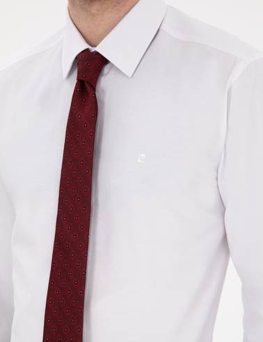 Beyaz Regular Fit Uzun Kollu Basic Gömlek