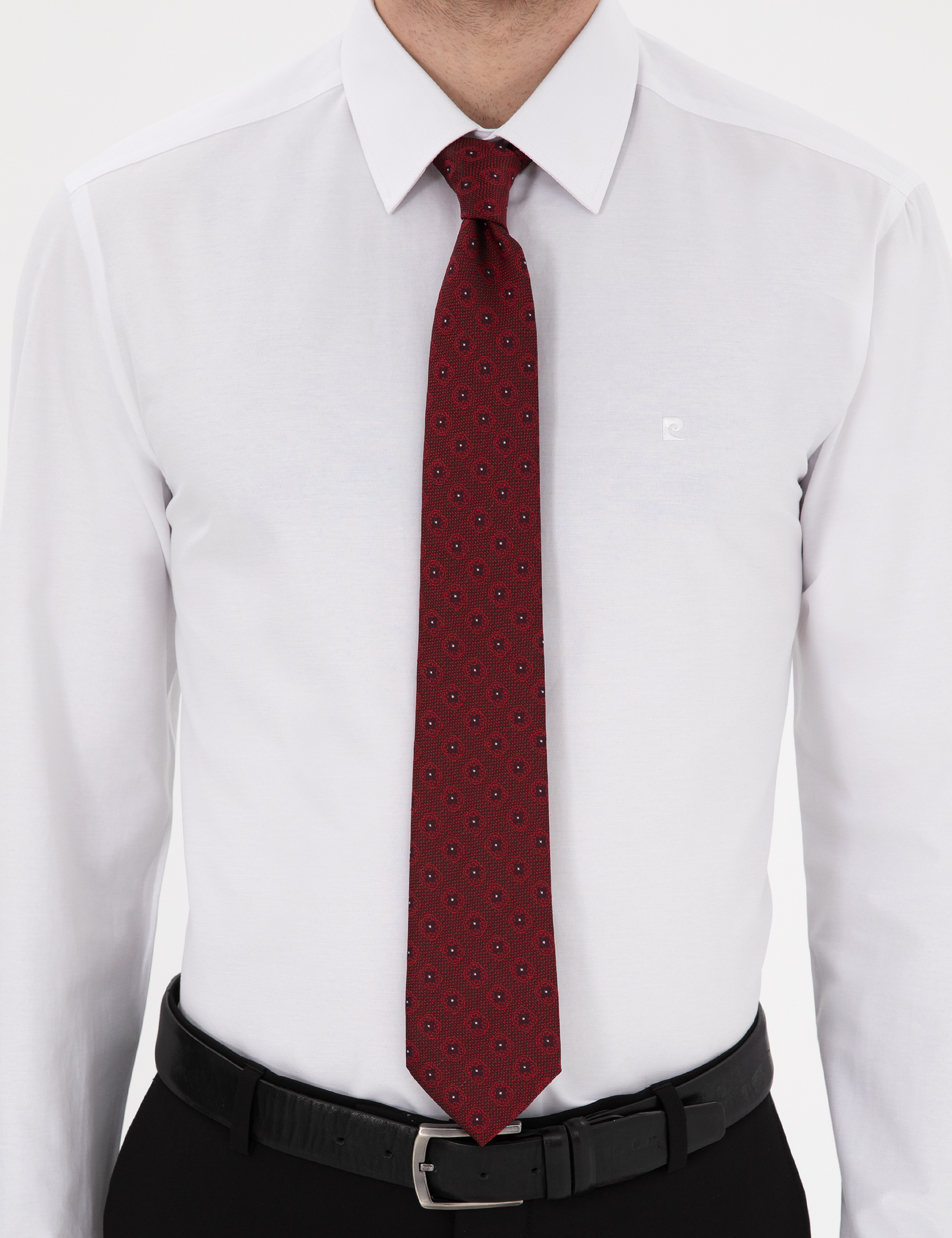 Beyaz Regular Fit Uzun Kollu Basic Gömlek - Image 6