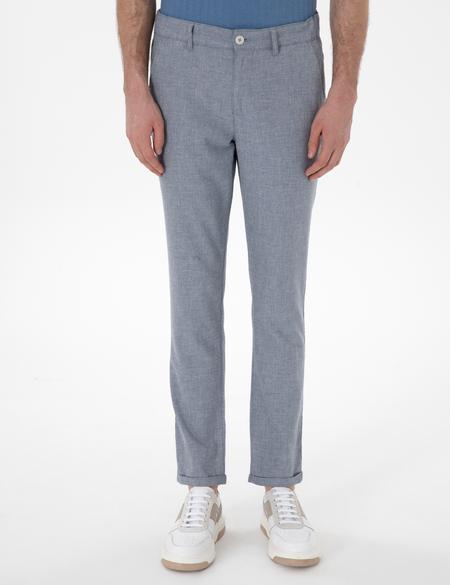 Mavi Slim Fit Keten Karışımlı Kanvas Pantolon - 50301770107