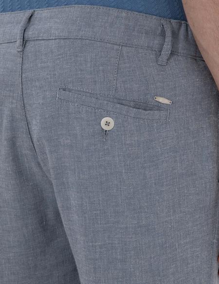 Mavi Slim Fit Keten Karışımlı Kanvas Pantolon - 50301770107