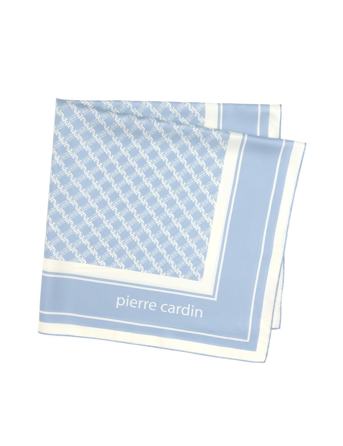 Mavi İpek Eşarp - 50309584003