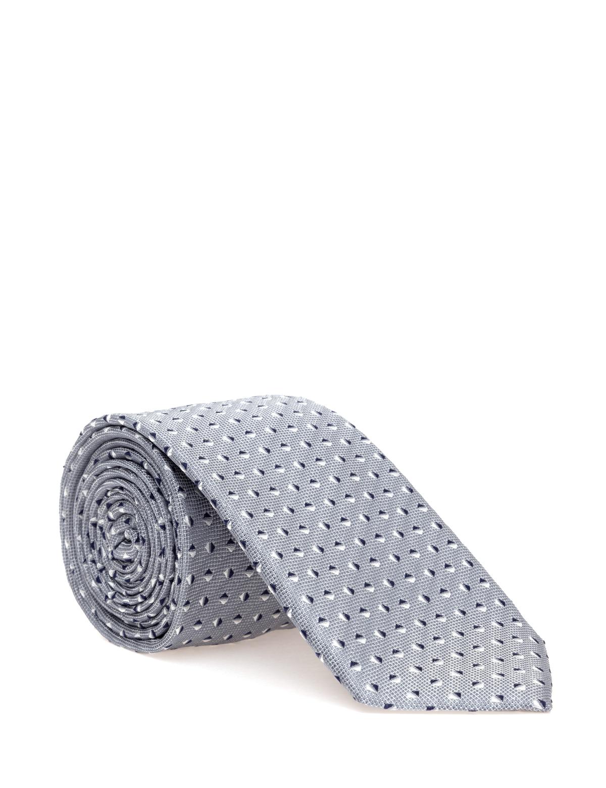 Gri İpek Kravat - 50313281001