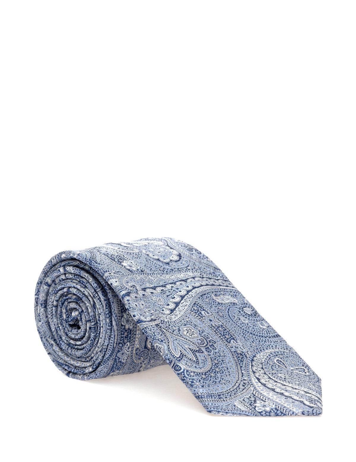 Lacivert İpek Kravat - 50313285001