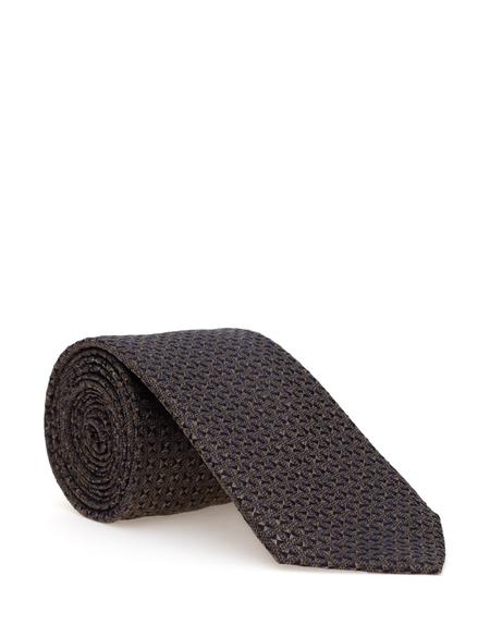 Kahverengi İpek Kravat - 50313269002