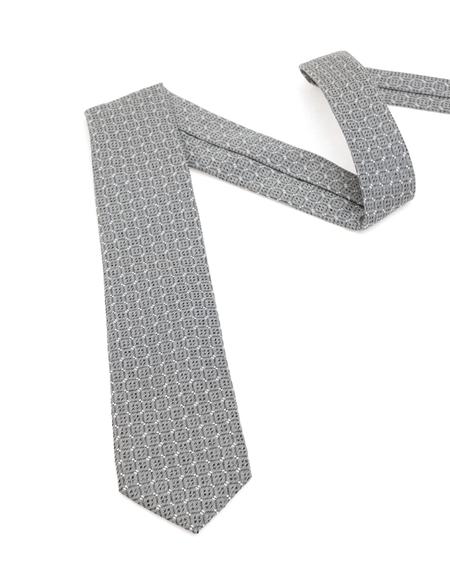 Gri İpek Kravat - 50313287001