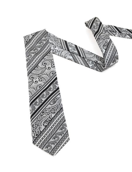 Gri İpek Kravat - 50313283001