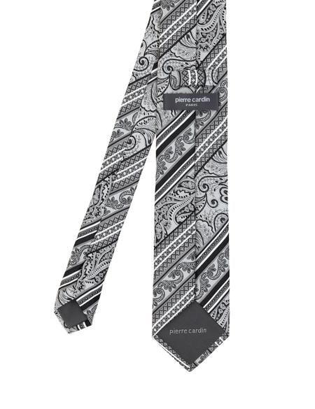 Gri İpek Kravat - 50313283001