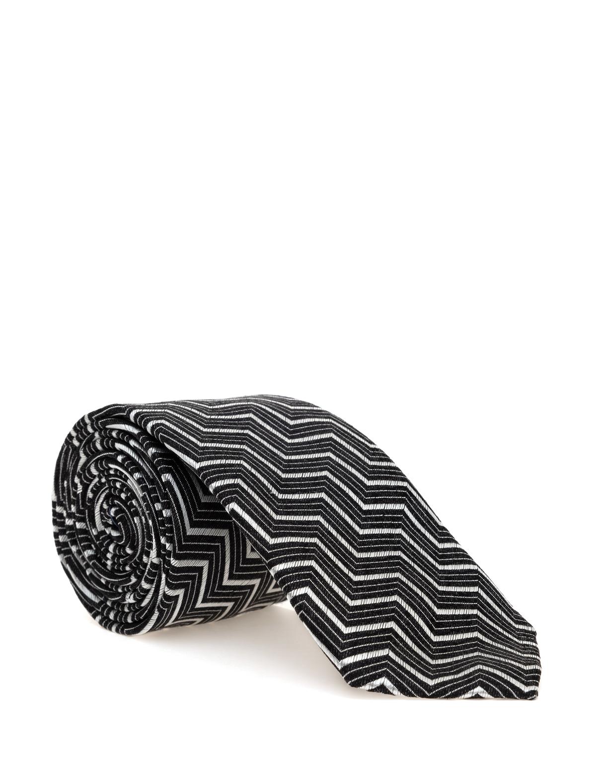 Siyah İpek Kravat - 50313270001