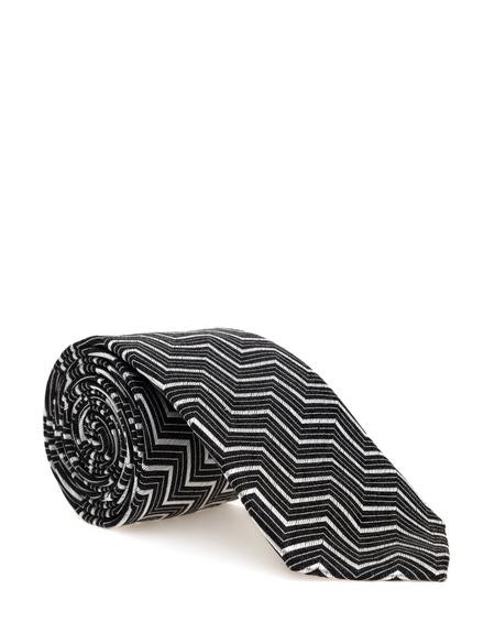 Siyah İpek Kravat - 50313270001