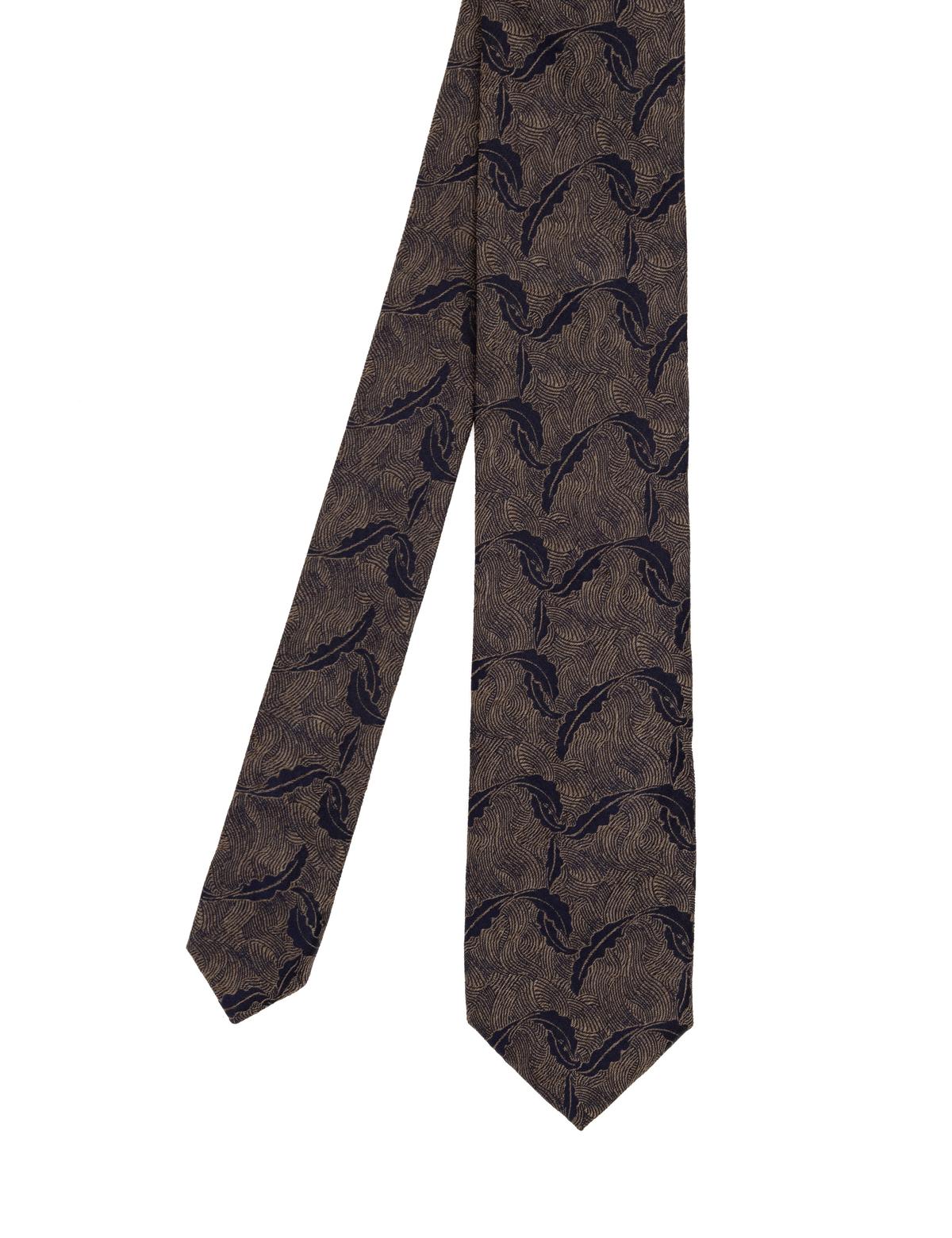 Kahverengi İpek Kravat - 50313292003