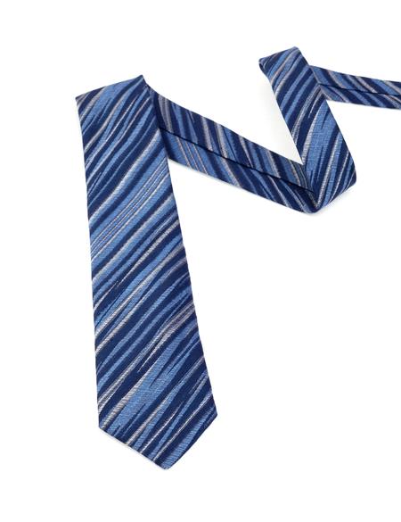 Lacivert İpek Kravat - 50313284001