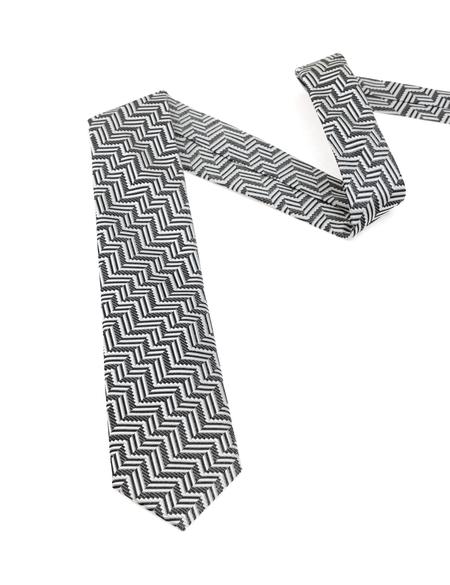 Gri İpek Kravat - 50313282001