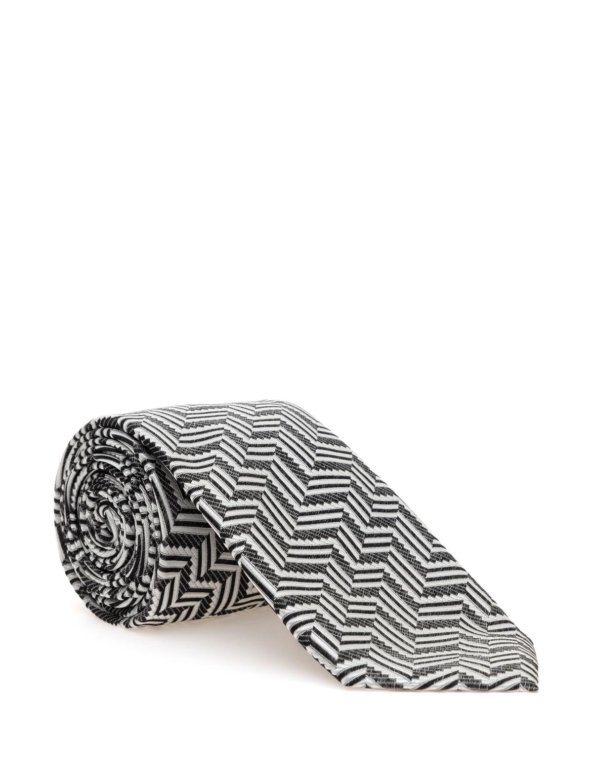 Gri İpek Kravat - 50313282001