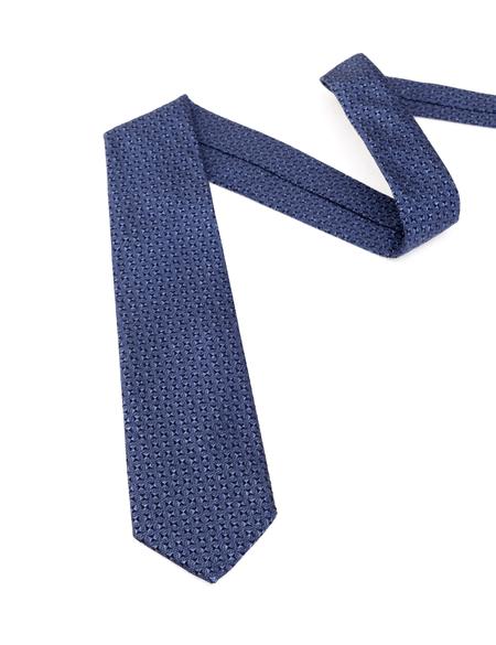 Lacivert İpek Kravat - 50313269001