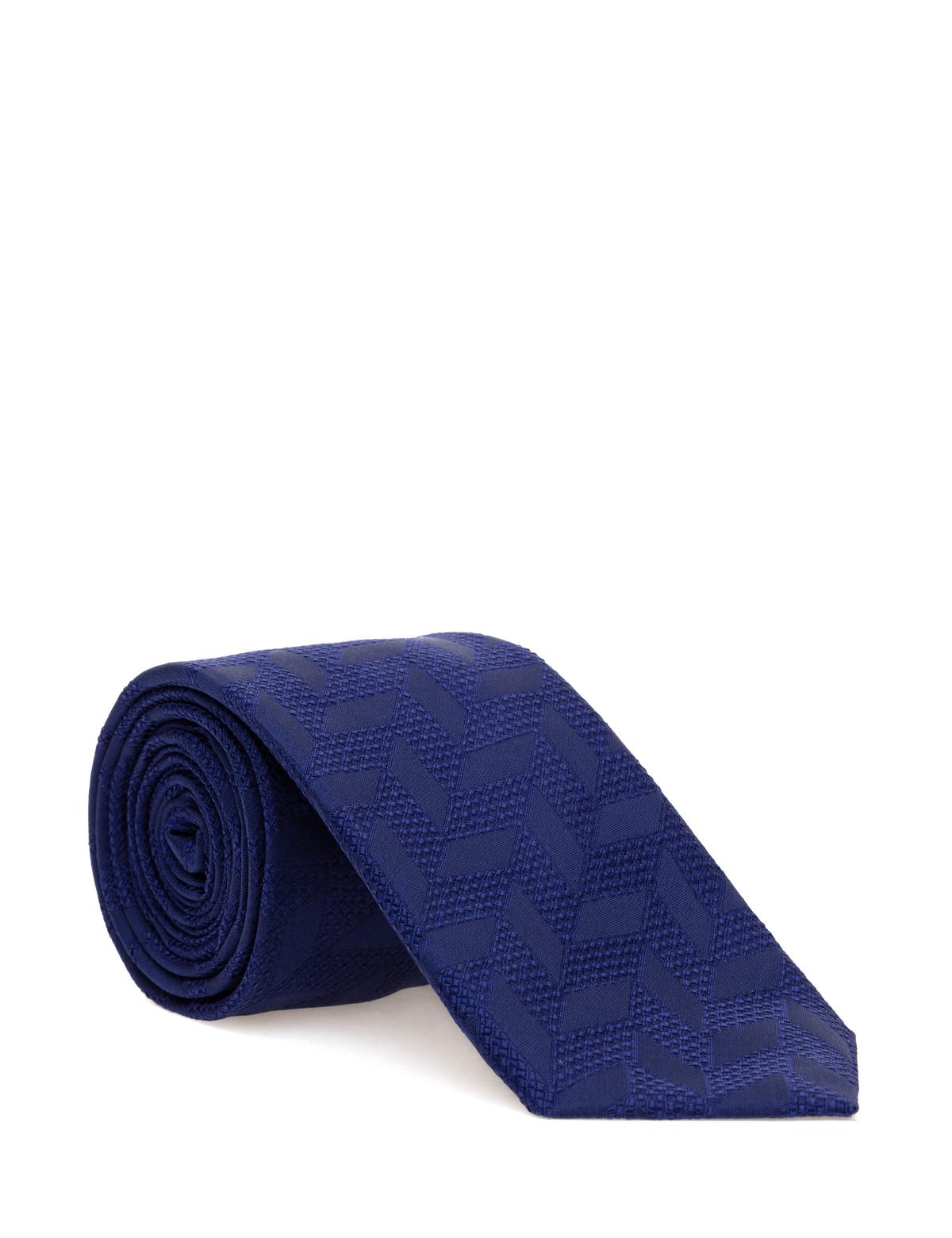 Lacivert İpek Kravat - 50313294001