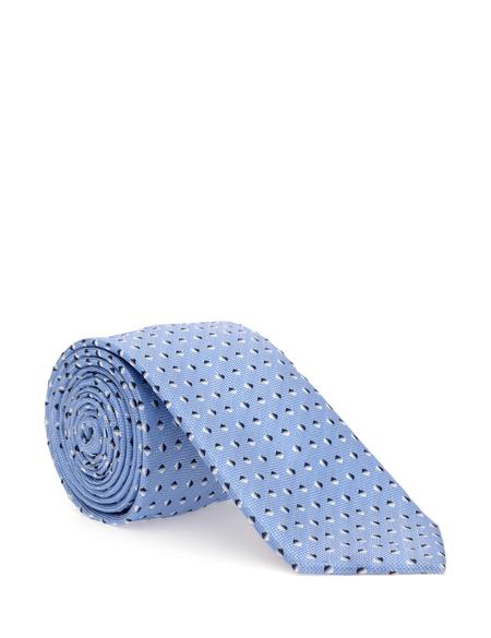 Açık Mavi İpek Kravat - 50313281003