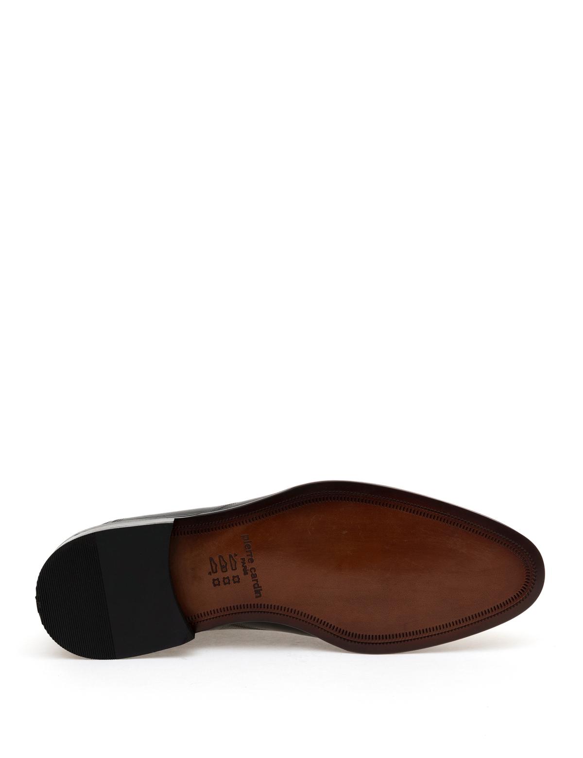 Siyah %100 Deri Klasik Ayakkabı - 50296122011