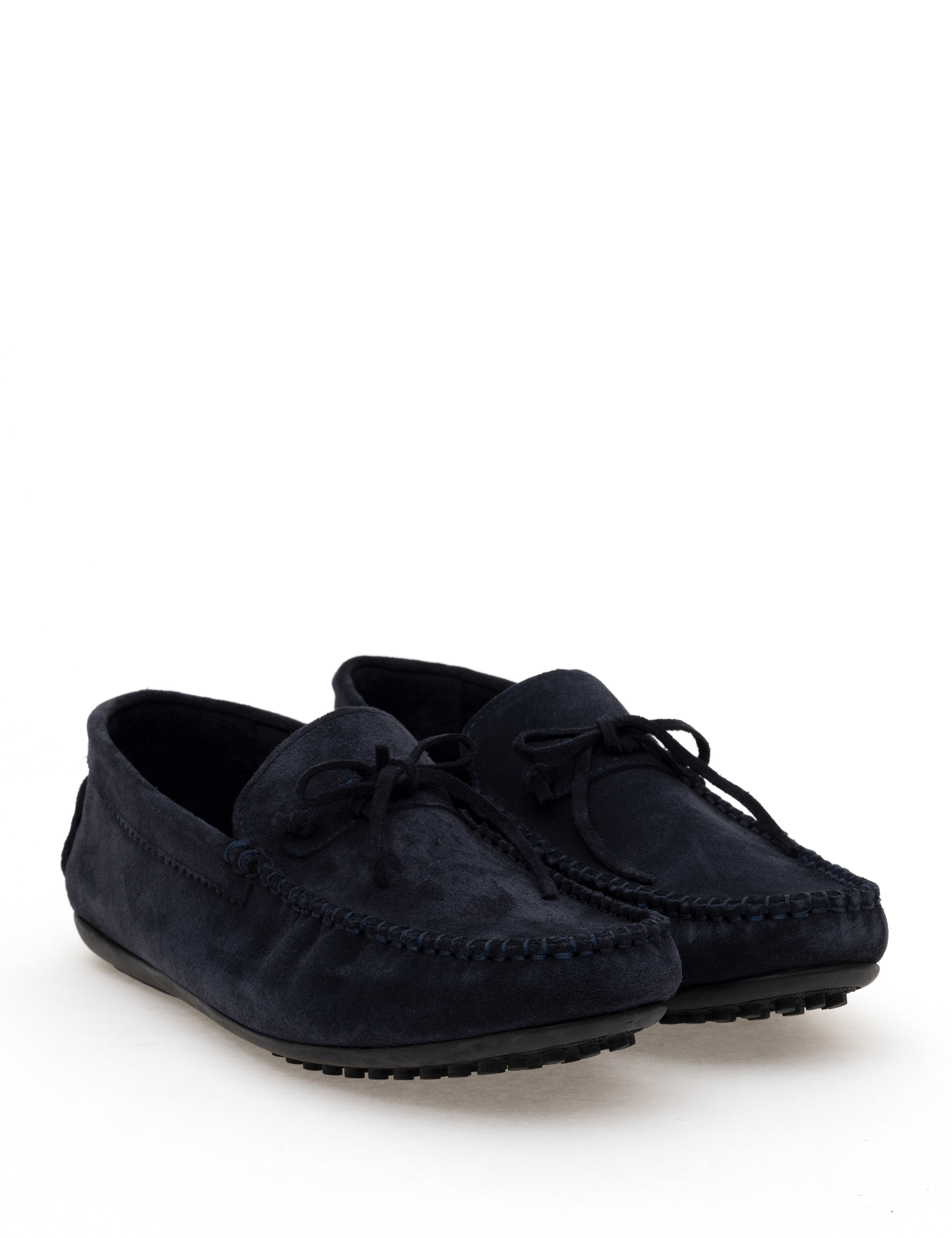 Lacivert Kauçuk Taban %100 Deri Loafer Ayakkabı - Image 1