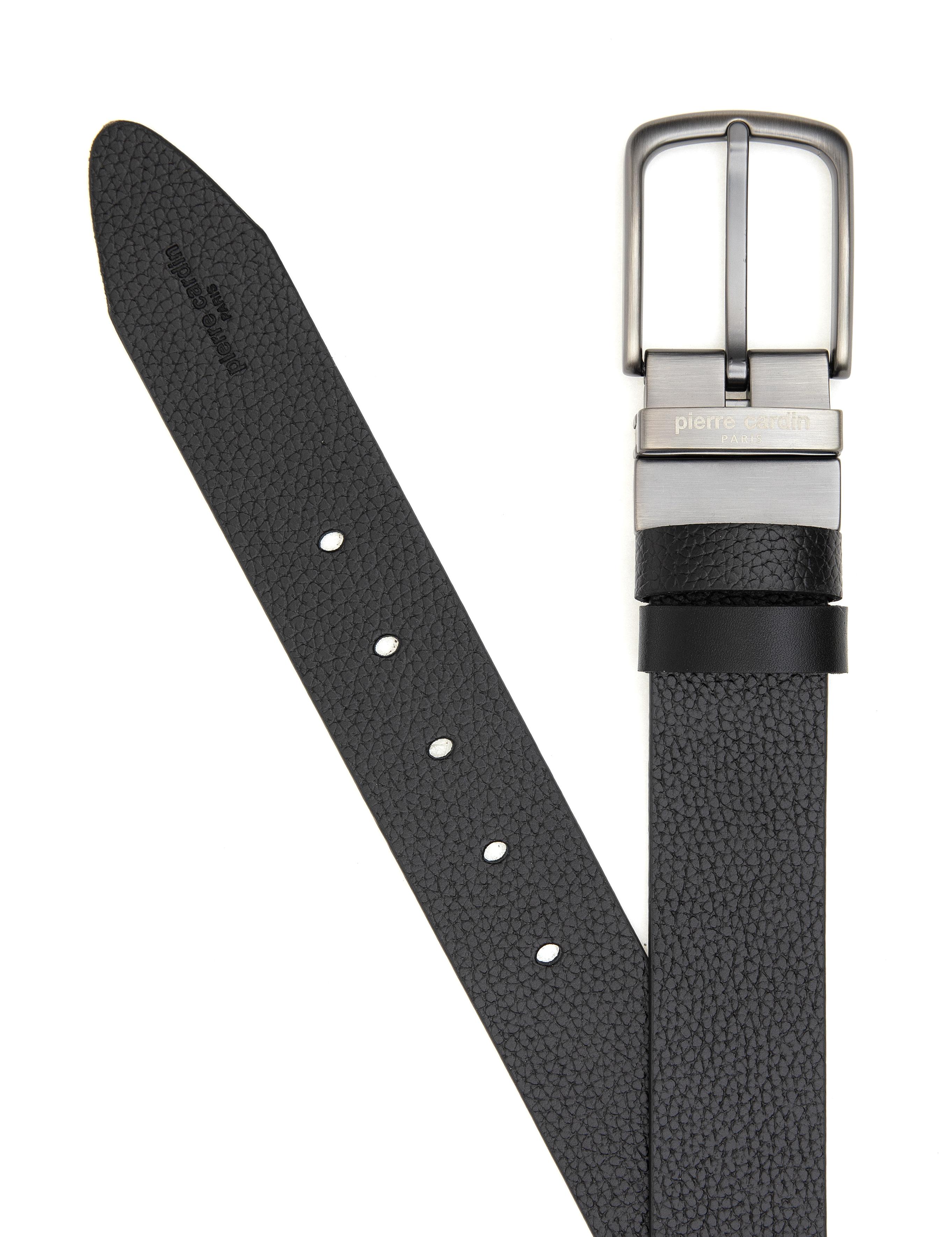 Siyah Çift Taraflı Kemer