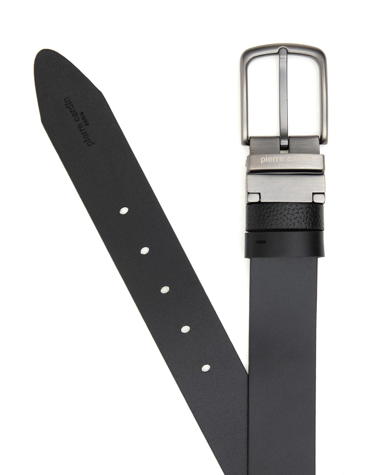 Siyah Çift Taraflı Kemer - 50312981002