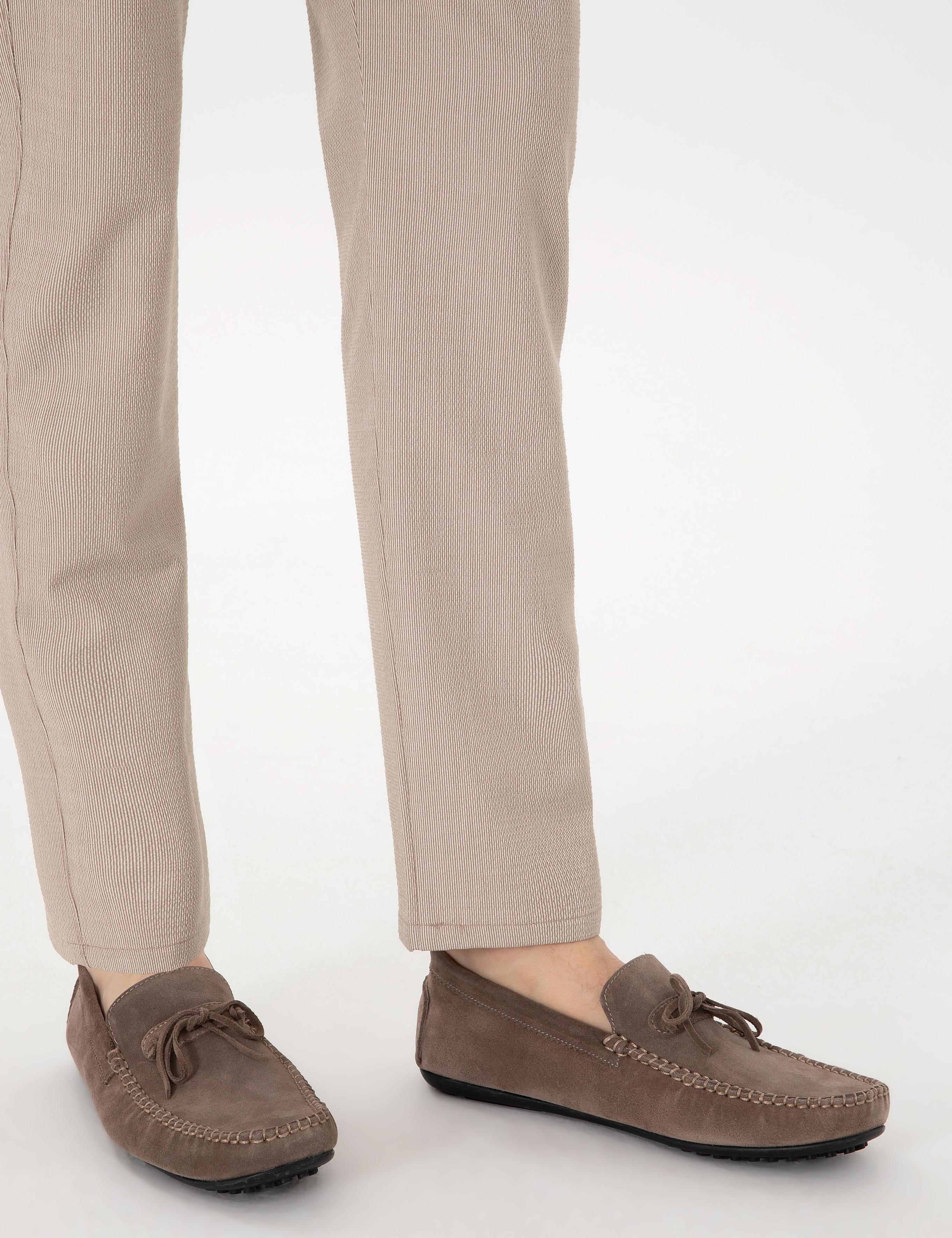 Vizon Kauçuk Taban %100 Deri Loafer Ayakkabı