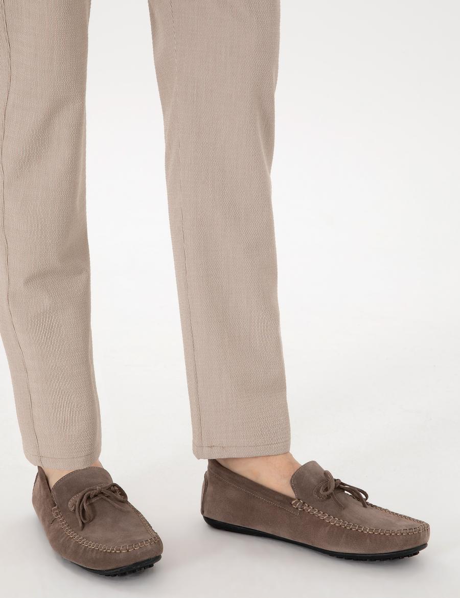 Vizon Kauçuk Taban %100 Deri Loafer Ayakkabı