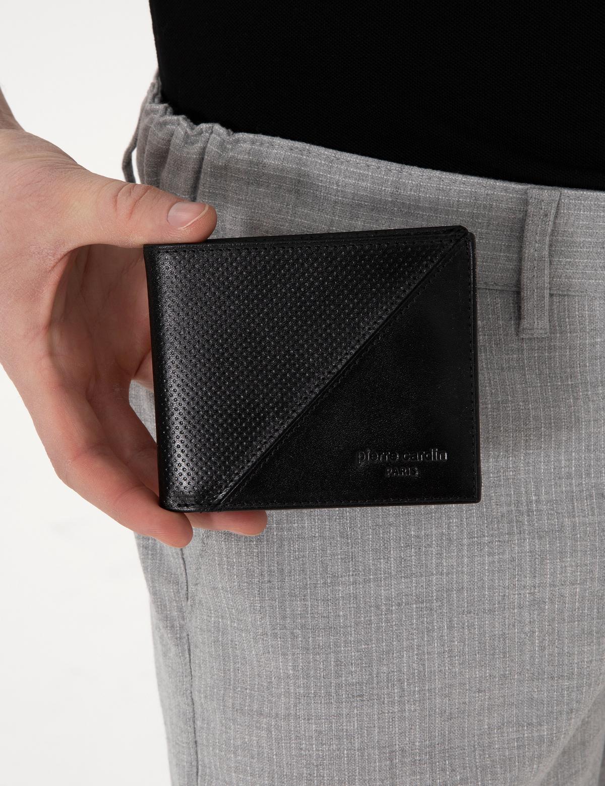 Erkek Siyah Deri Cüzdan