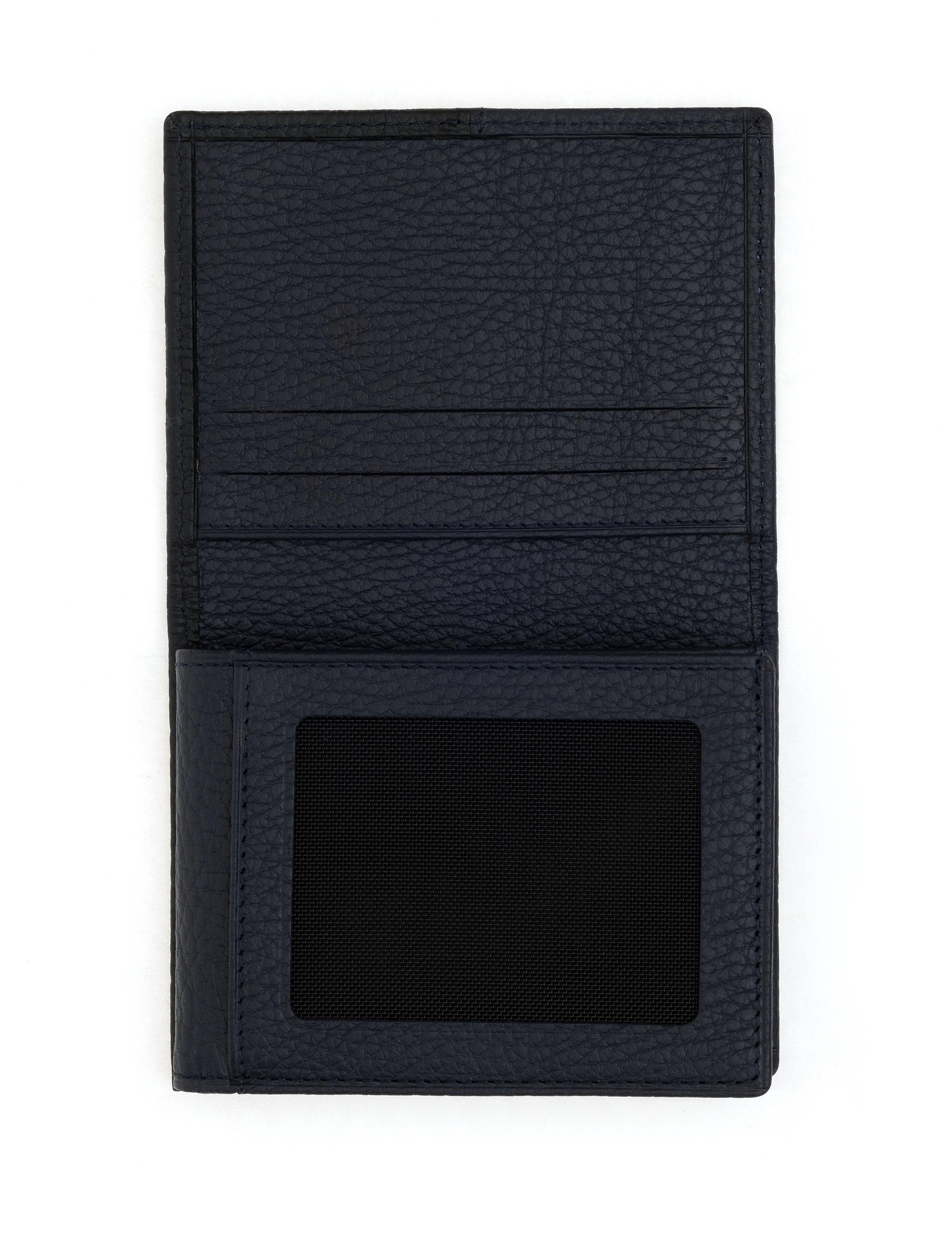 Erkek Lacivert Deri Cüzdan