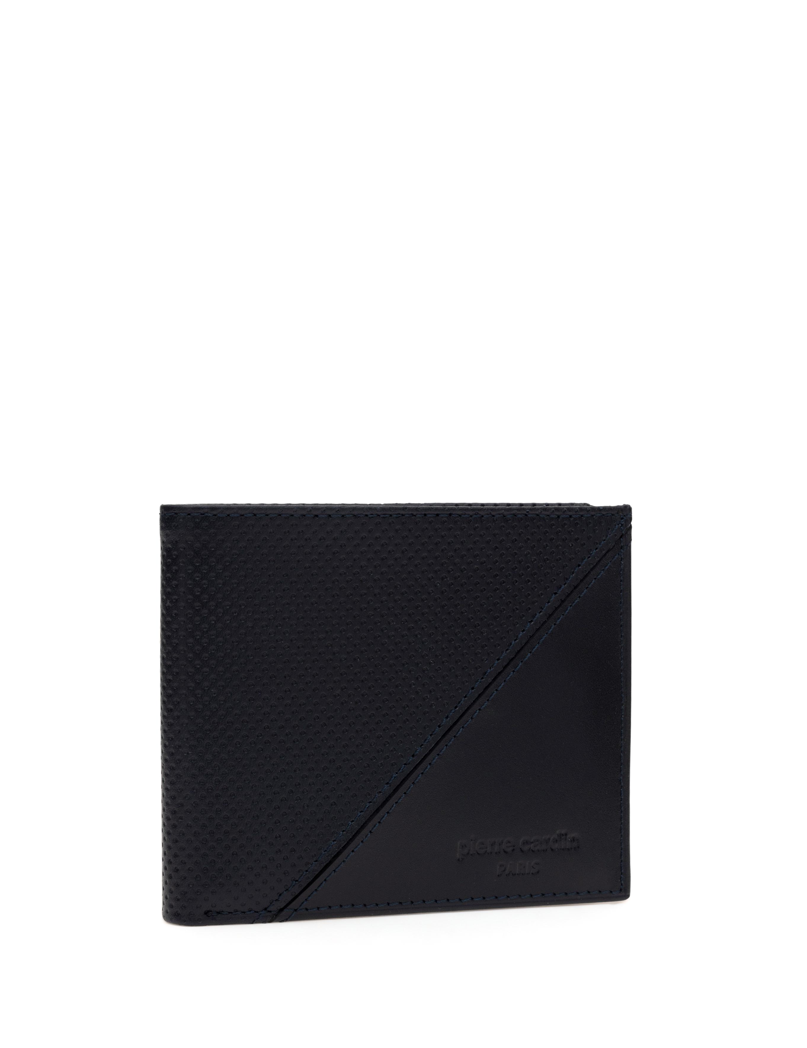 Erkek Lacivert Deri Cüzdan