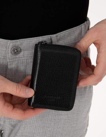 Erkek Siyah Deri Cüzdan - 50312993002