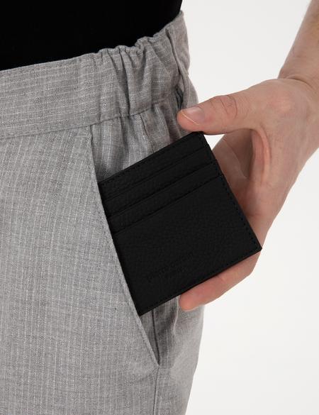 Erkek Siyah Deri Kartlık - 50312997002