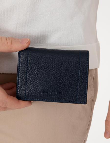 Erkek Lacivert Deri Cüzdan - 50312996001