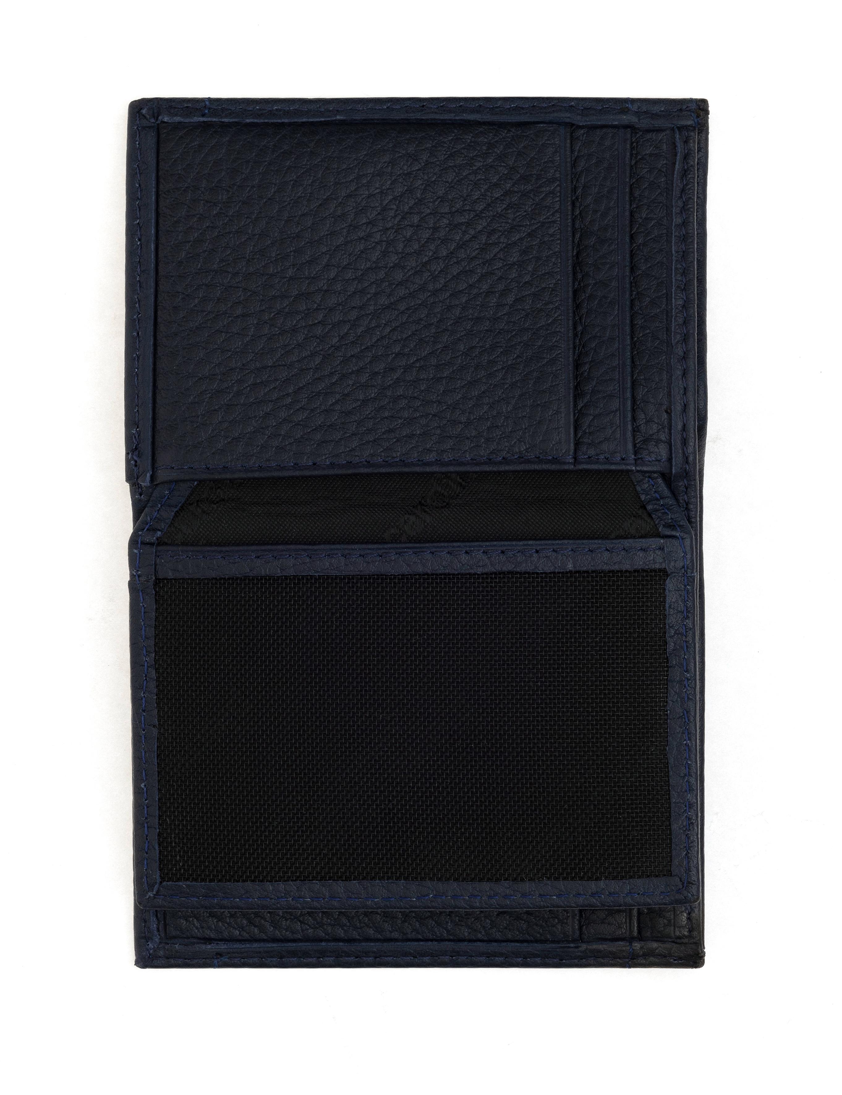 Erkek Lacivert Deri Cüzdan