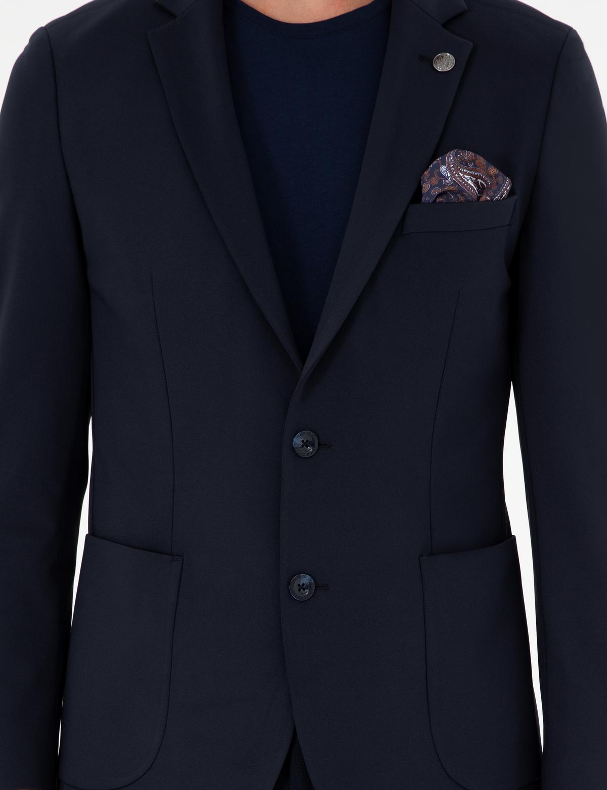 Lacivert Ex.Slim Fit Spor Ceket - 50294108089