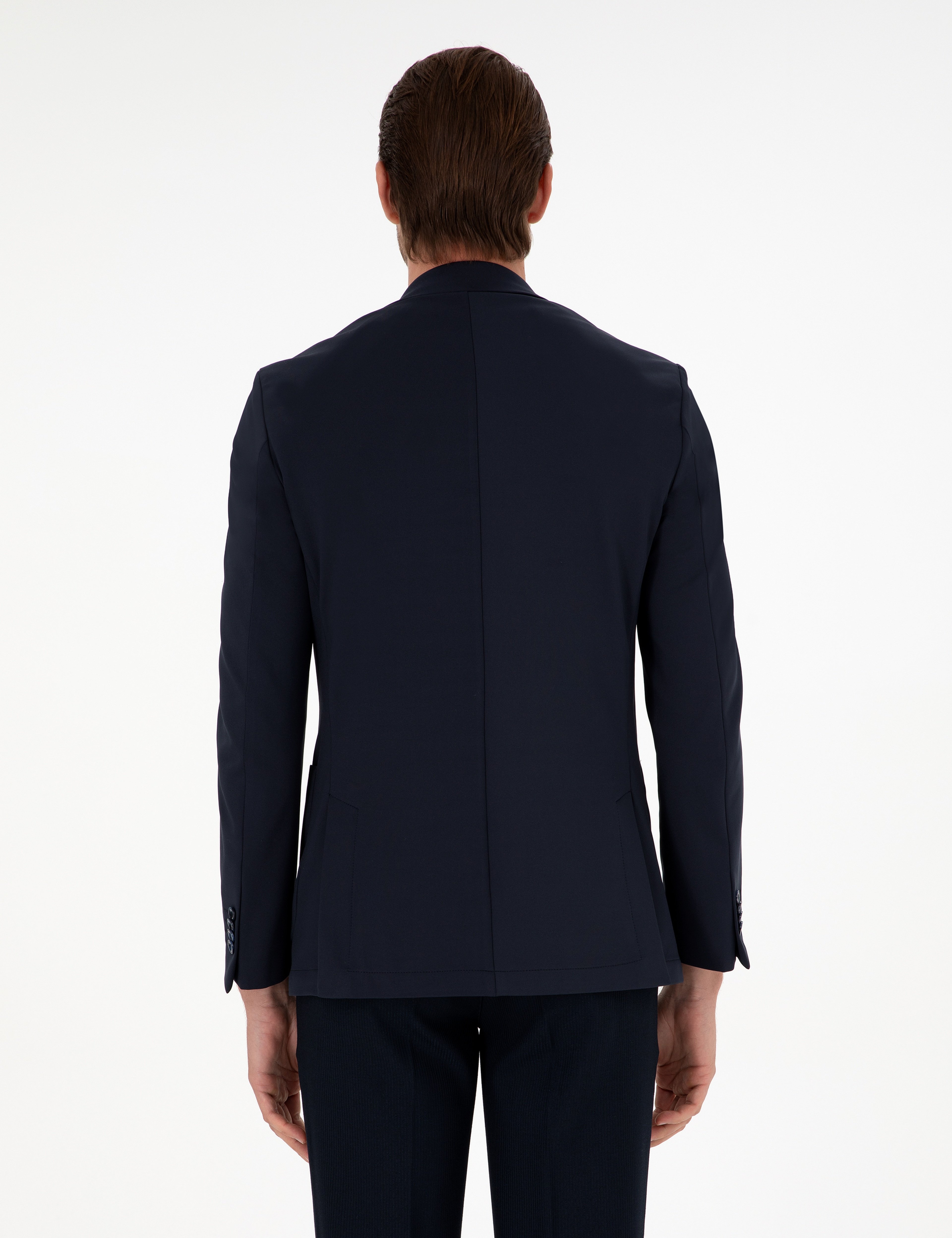 Lacivert Extra Slim Fit Spor Ceket - Image 5