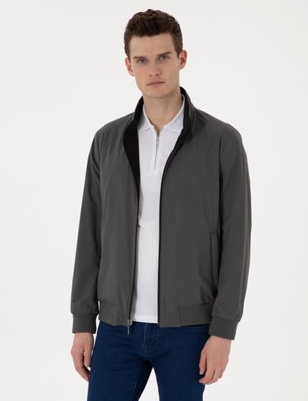 Siyah Çift Taraflı Baharlık Mont - 50303309008