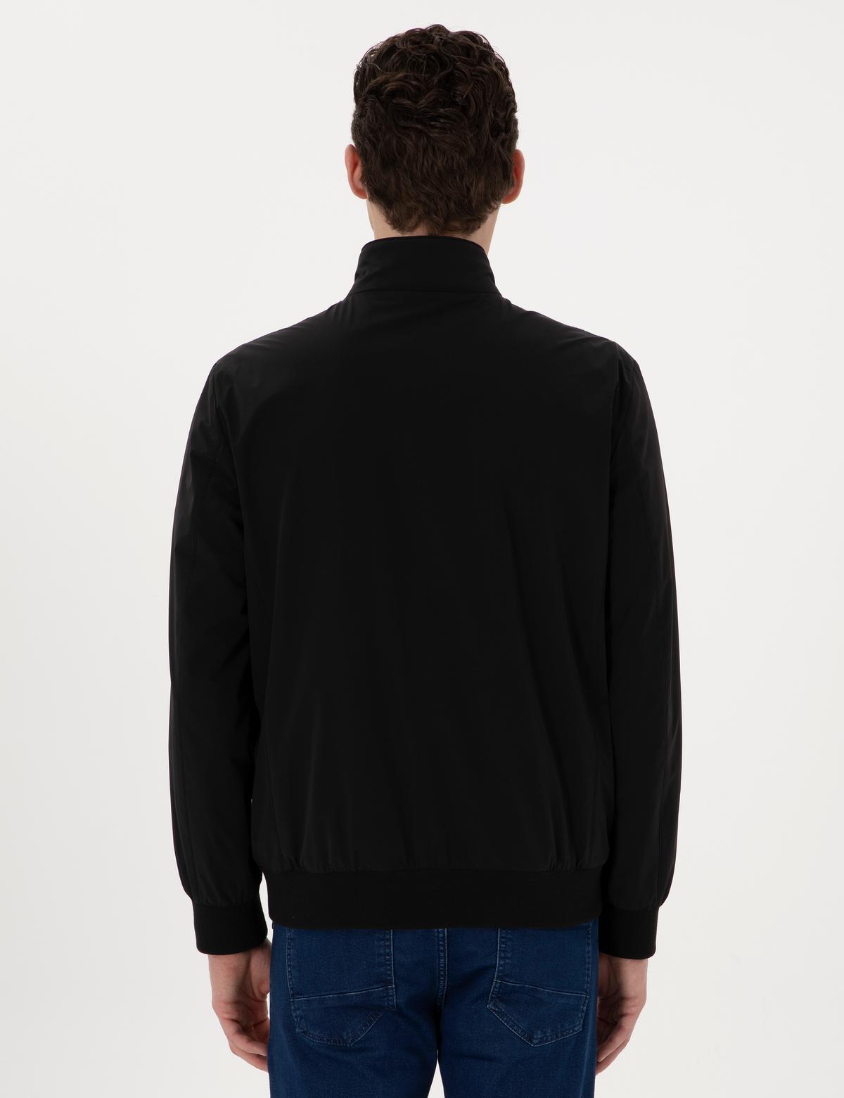 Siyah Çift Taraflı Baharlık Mont - 50303309008