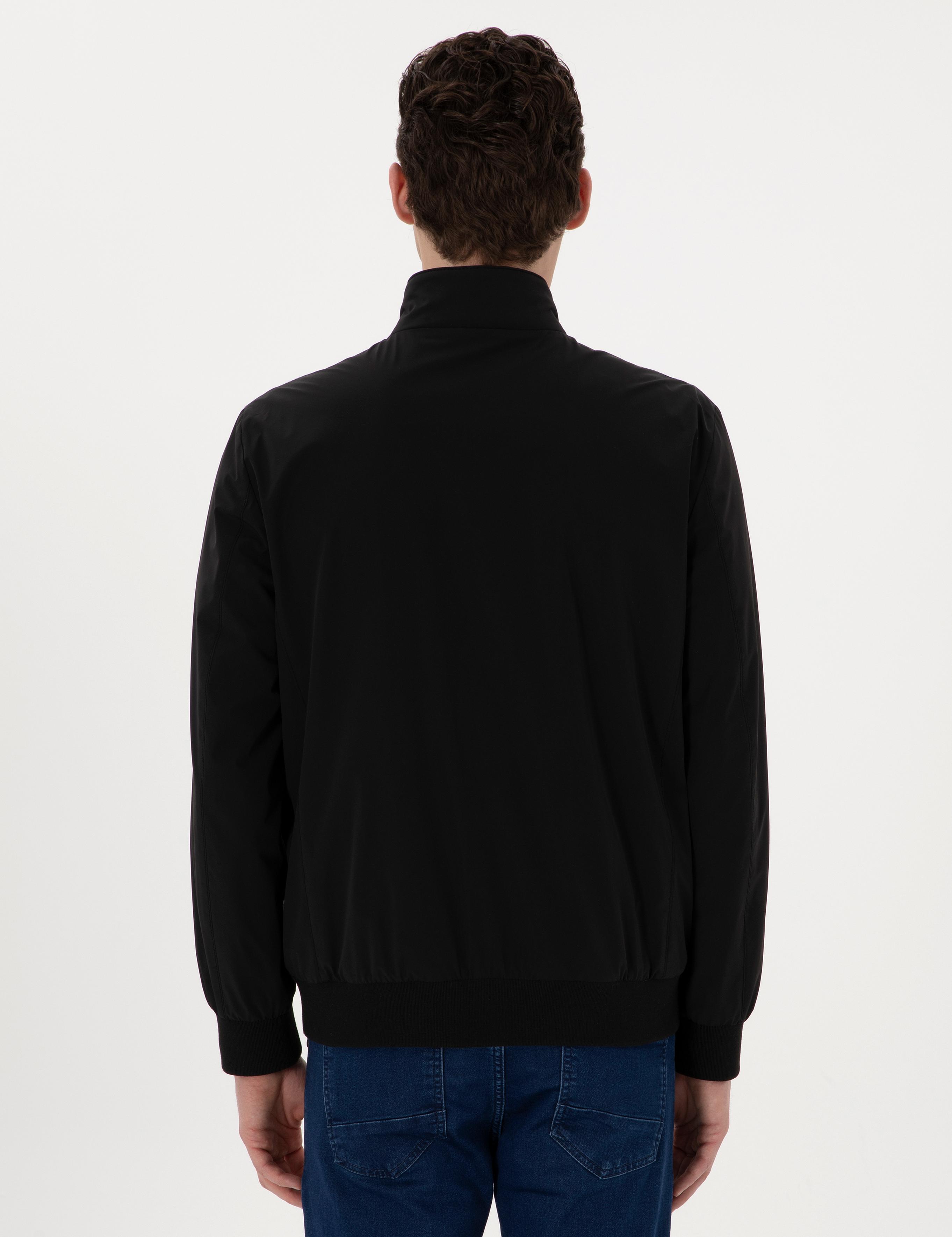 Siyah Çift Taraflı Baharlık Mont