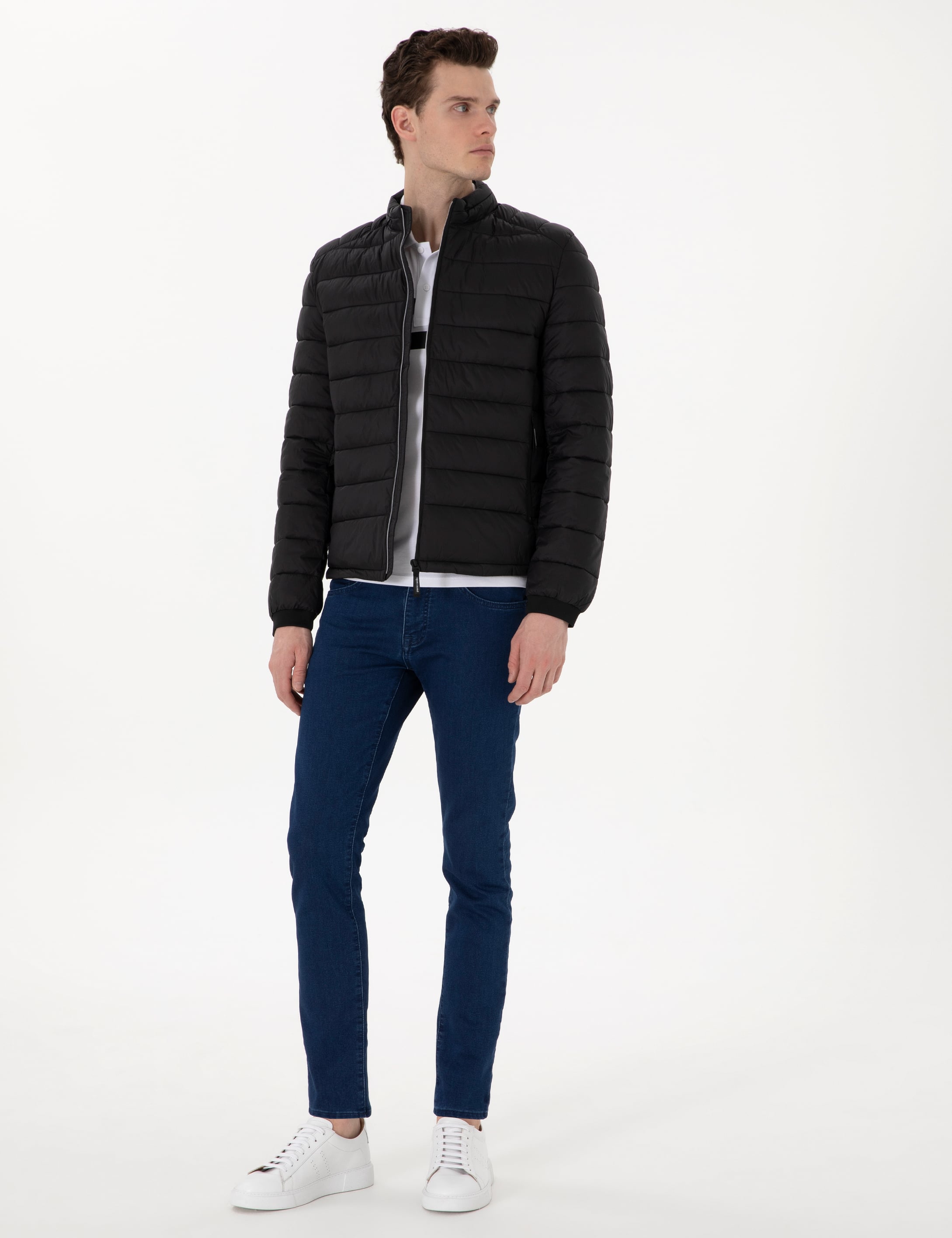 Siyah Cropped Slim Mont - Image 4
